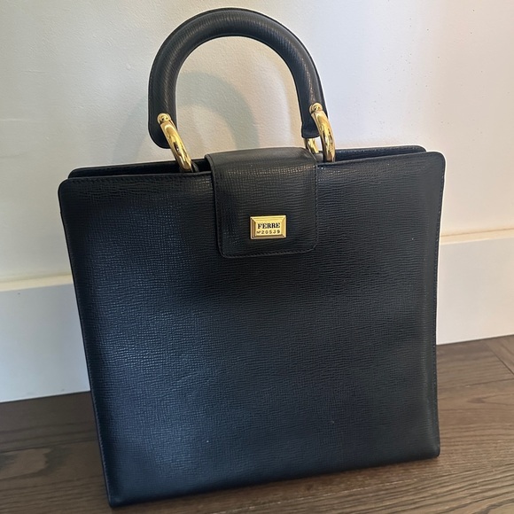 Gianfranco Ferre Large Tote Handbag - Picture 1 of 6